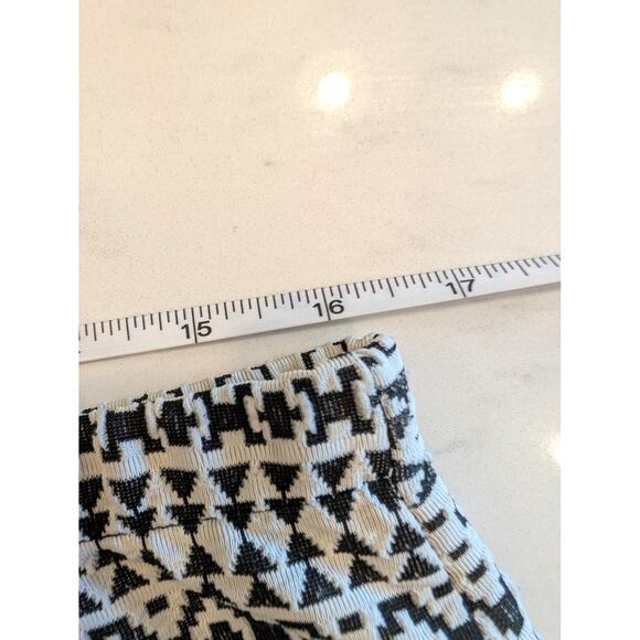 Princess Vera Wang Black White Aztec Flared Mini Skirt Size XL - Picture 5 of 7